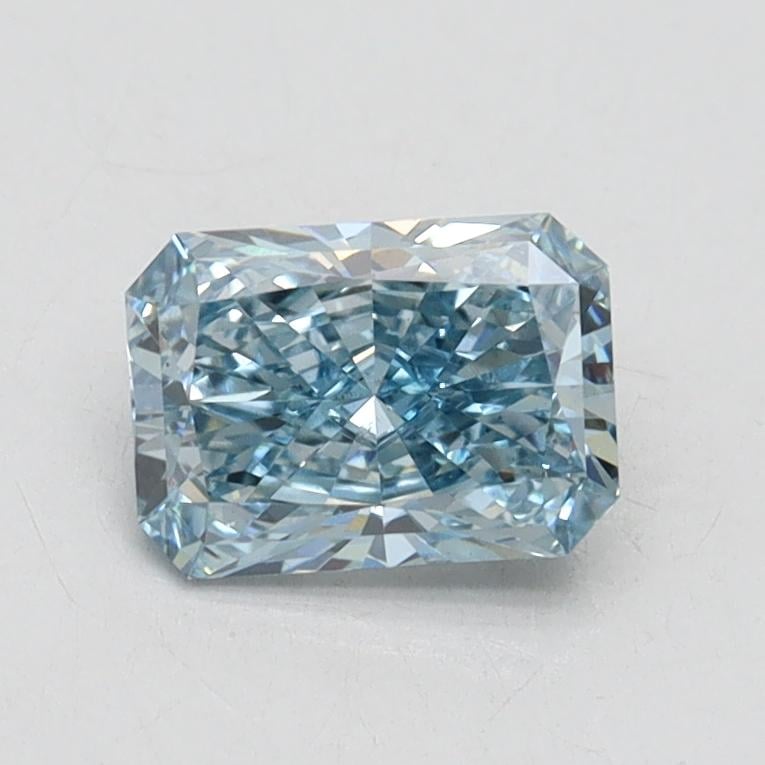 0.83 Ct. Fancy Vivid Blue Radiant Lab Grown Diamond