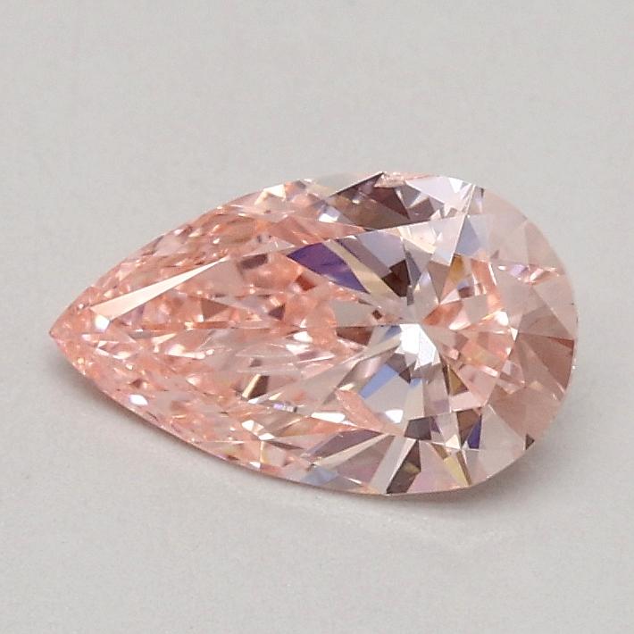 0.50 Ct. Fancy Intense Pink Pear Lab Grown Diamond