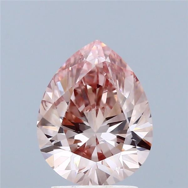 2.34 Ct. Fancy Intense Pink Pear Lab Grown Diamond