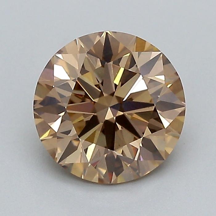 1.45 Ct. Fancy Light  Brown Round Lab Grown Diamond