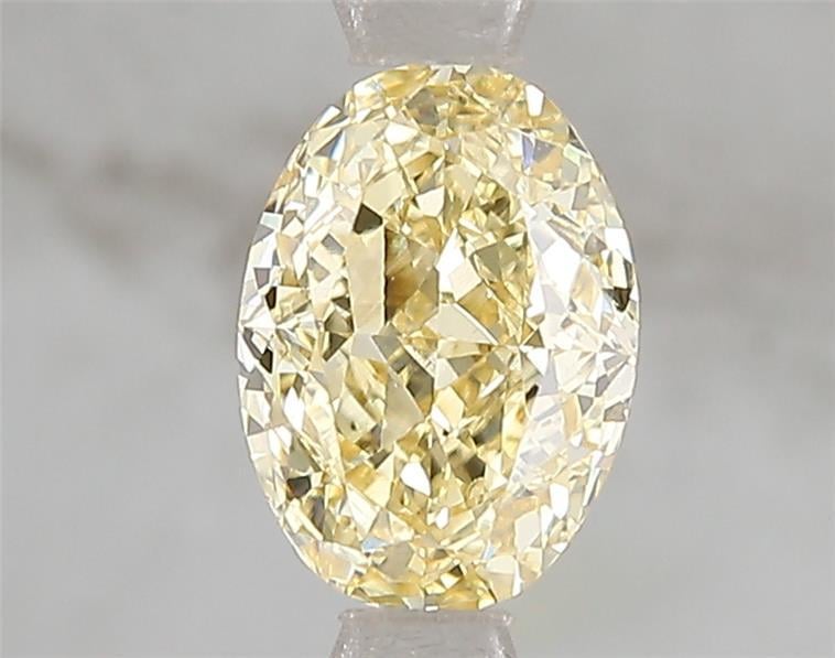 1.54 Ct. Fancy Intense Yellow Oval Lab Grown Diamond