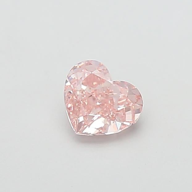 1.02 Ct. Fancy Light Pink Brown Heart Lab Grown Diamond
