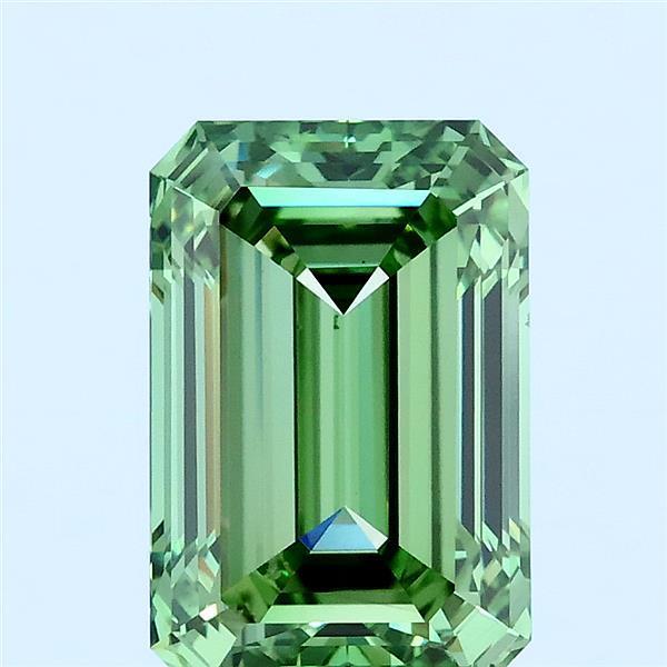 3.00 Ct. Fancy Green Emerald Lab Grown Diamond