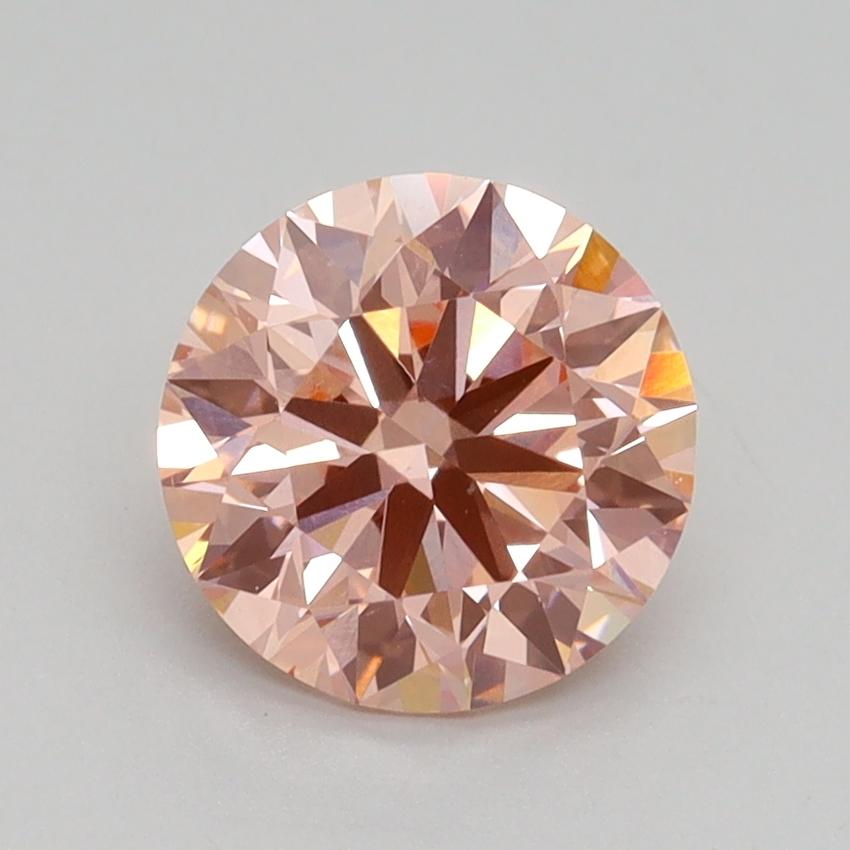 1.58 Ct. Fancy Intense Pink Round Lab Grown Diamond