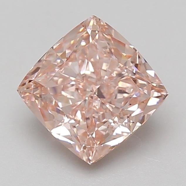2.10 Ct. Fancy Intense Pink Cushion Lab Grown Diamond