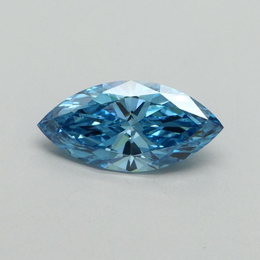 1.00 Ct. Fancy Vivid Blue Marquise Lab Grown Diamond