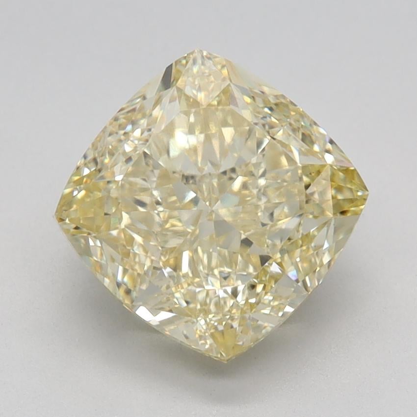 2.51 Ct. Fancy Yellow Cushion Lab Grown Diamond