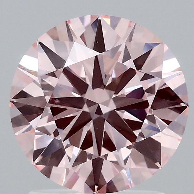 1.70 Ct. Fancy Intense Pink Round Lab Grown Diamond