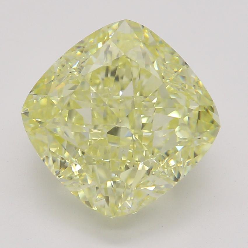 3.06 Ct. Fancy Yellow Cushion Diamond