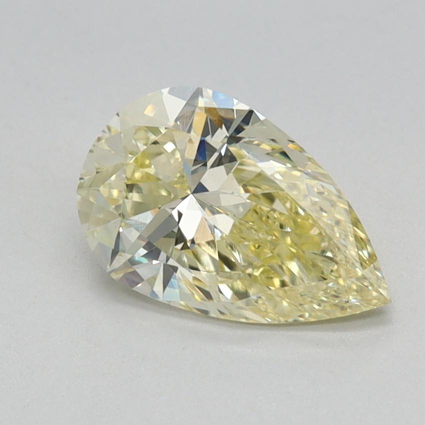 0.87 Ct. Fancy Yellow Pear Lab Grown Diamond