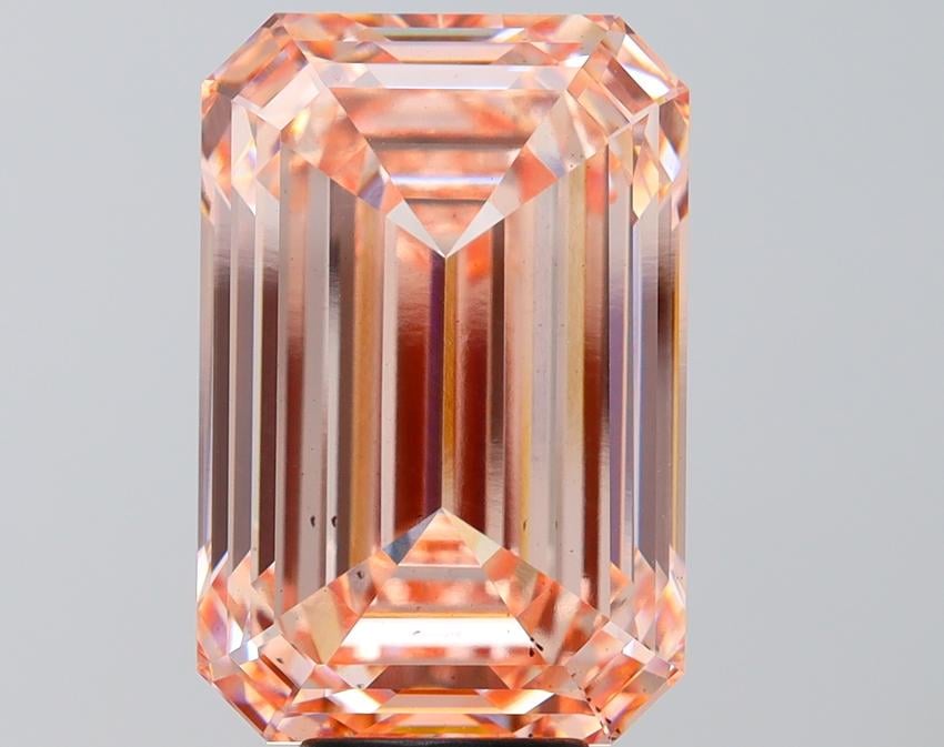 10.04 Ct. Fancy Intense Pink Emerald Lab Grown Diamond