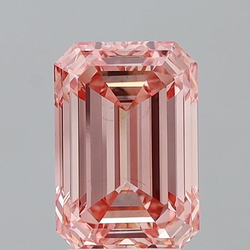 3.52 Ct. Fancy Intense Pink Emerald Lab Grown Diamond
