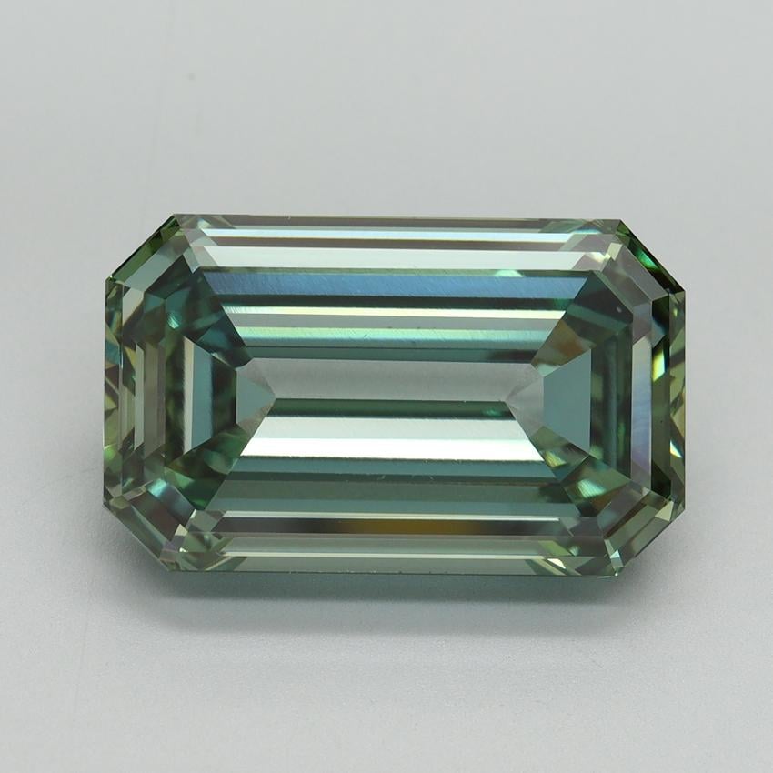 10.03 Ct. Fancy Vivid Green Emerald Lab Grown Diamond