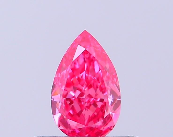 0.34 Ct. Fancy Vivid Pink Pear Lab Grown Diamond