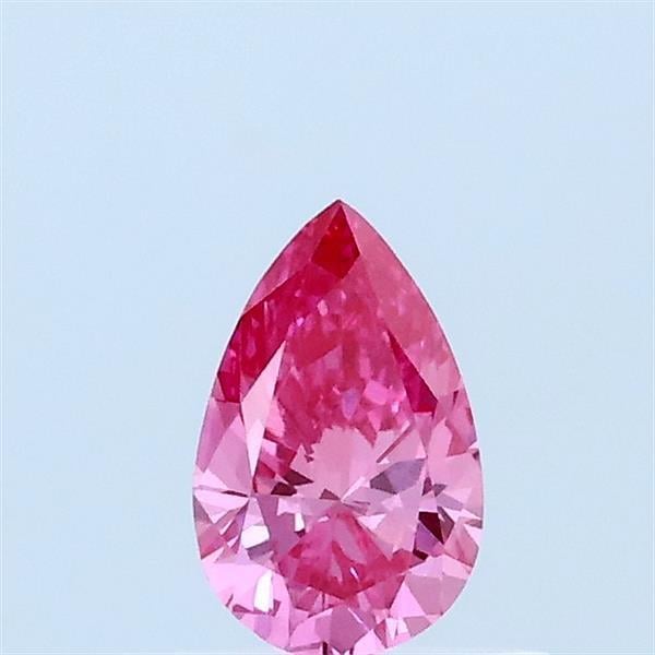 0.31 Ct. Fancy Vivid Pink Pear Lab Grown Diamond
