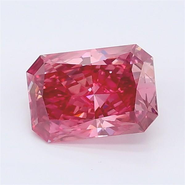 1.05 Ct. Fancy Deep Pink Radiant Lab Grown Diamond
