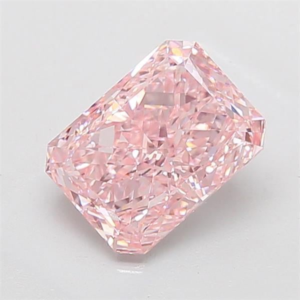 3.04 Ct. Fancy Intense Pink Radiant Lab Grown Diamond