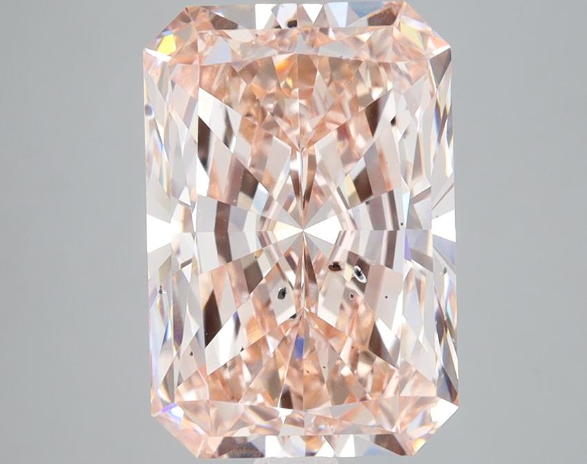 5.62 Ct. Fancy Pink Radiant Lab Grown Diamond