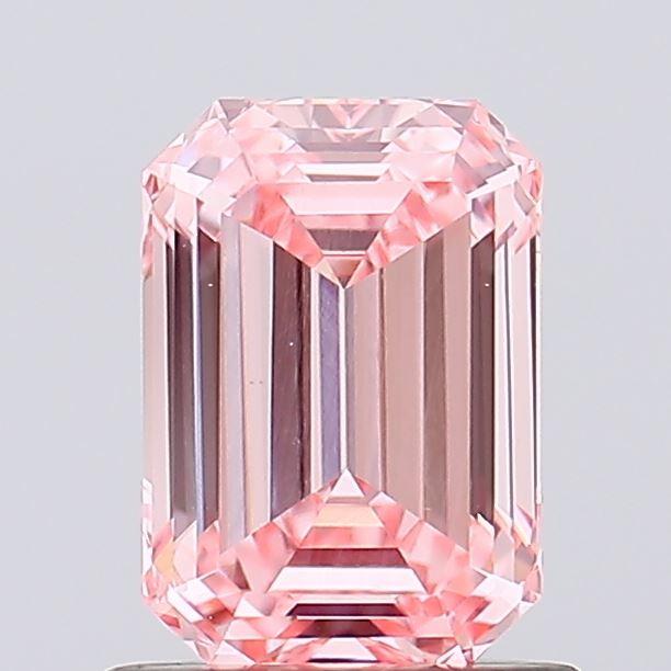 1.07 Ct. Fancy Vivid Pink Emerald Lab Grown Diamond