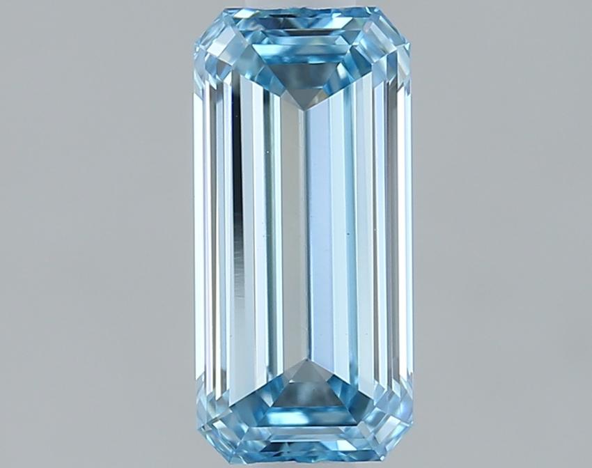 1.04 Ct. Fancy Intense Blue Emerald Lab Grown Diamond