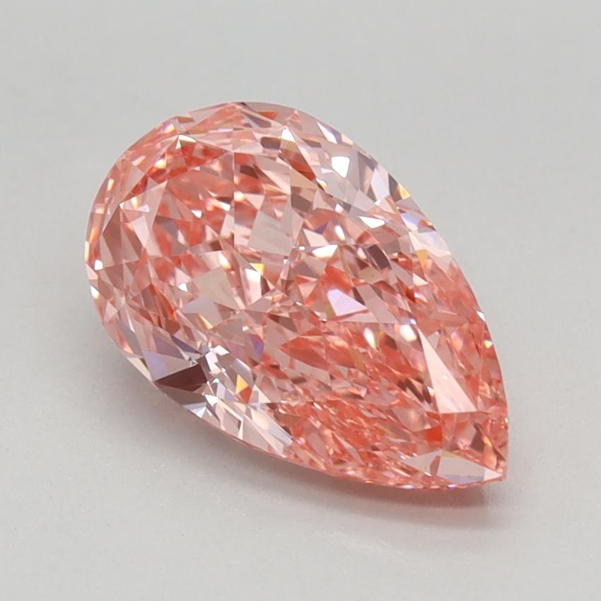 1.35 Ct. Fancy Vivid Pink Pear Lab Grown Diamond