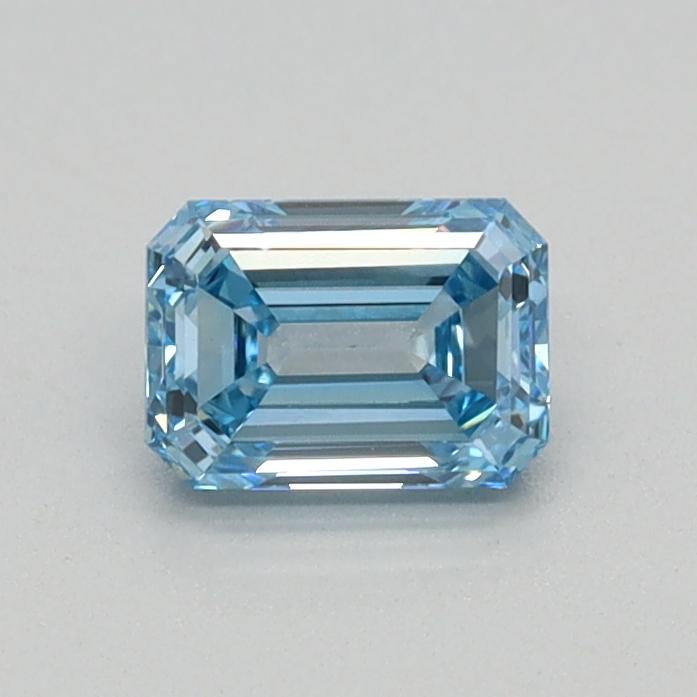 0.38 Ct. Fancy Intense Blue Emerald Lab Grown Diamond