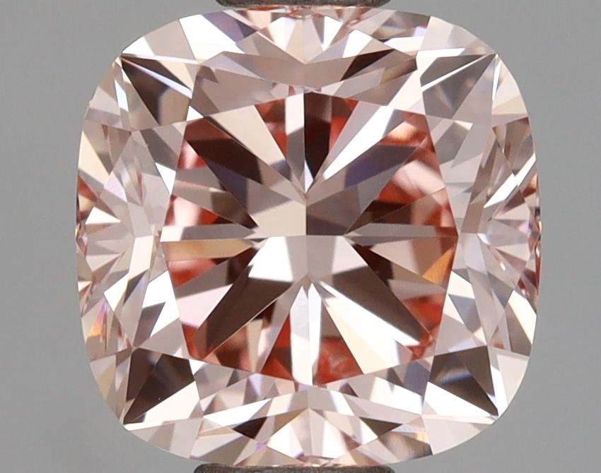 2.01 Ct. Fancy Intense Pink Cushion Lab Grown Diamond