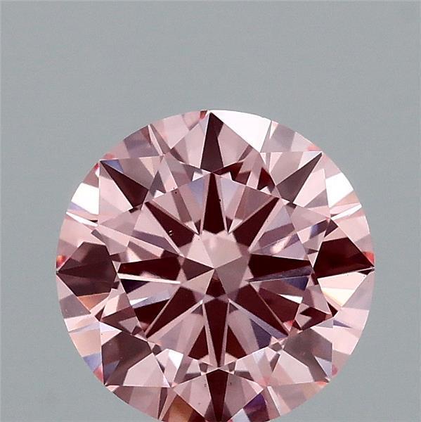 1.49 Ct. Fancy Vivid Pink Round Lab Grown Diamond
