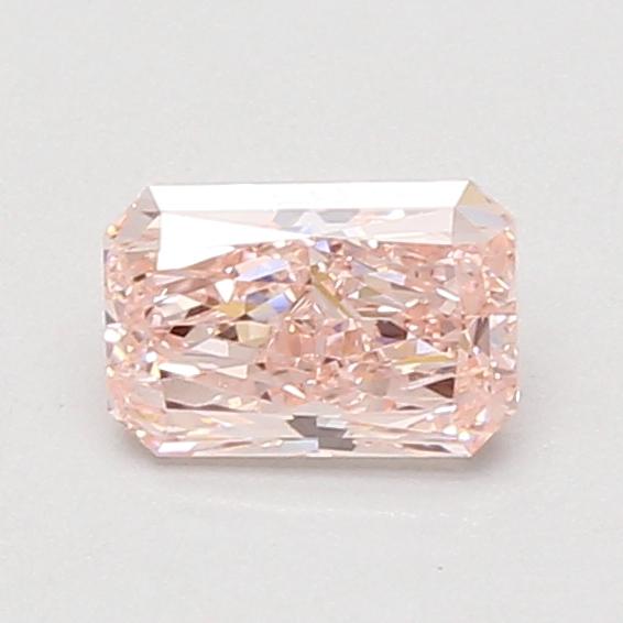 0.78 Ct. Fancy Intense Pink Radiant Lab Grown Diamond