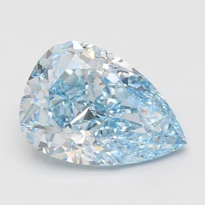 2.05 Ct. Fancy Vivid Blue Pear Lab Grown Diamond
