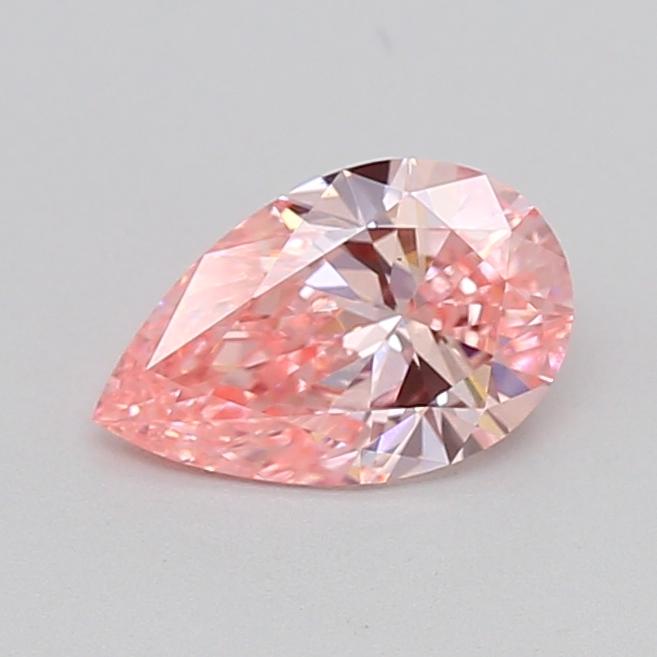 0.74 Ct. Fancy Vivid Pink Pear Lab Grown Diamond
