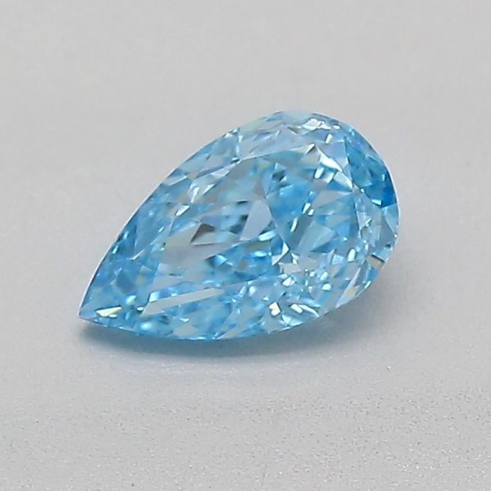 0.30 Ct. Fancy Vivid  Blue Pear Lab Grown Diamond
