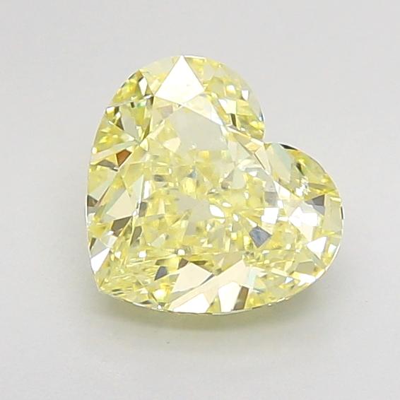 2.03 Ct. Fancy None Yellow Heart Lab Grown Diamond
