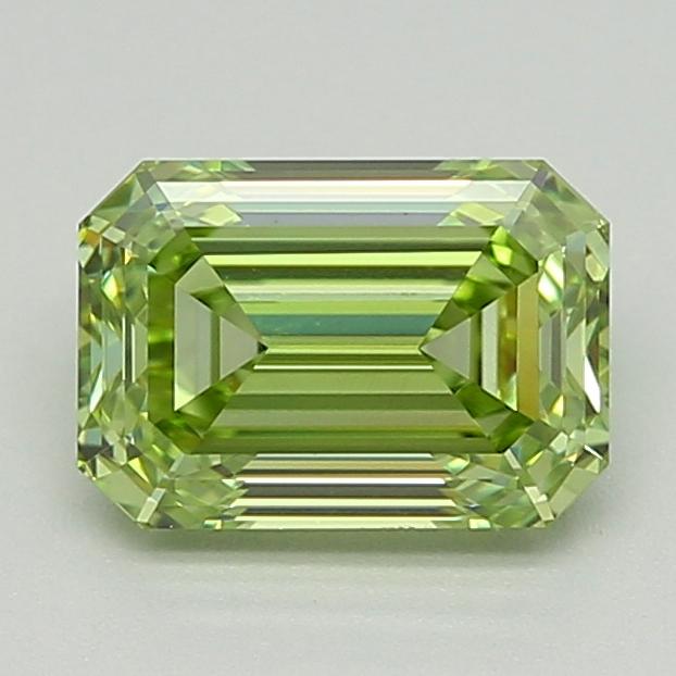 1.00 Ct. Fancy Vivid  Green Emerald Lab Grown Diamond