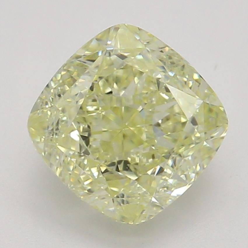 1.15 Ct. Fancy Light Yellow Cushion Diamond