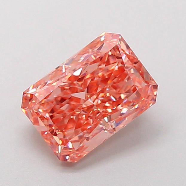 2.08 Ct. Fancy Intense Brownish Pink Radiant Lab Grown Diamond