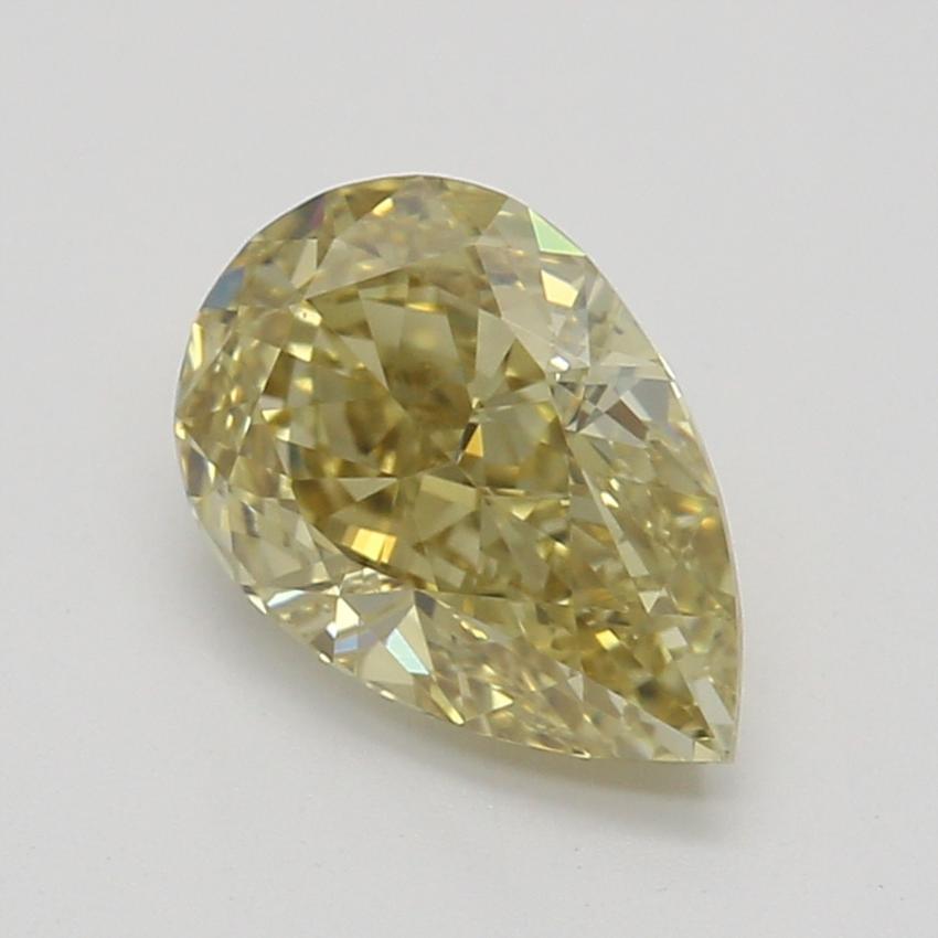 0.71 Ct. Fancy Brownish Yellow Pear Diamond