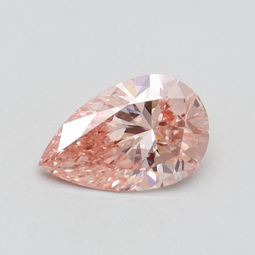 0.71 Ct. Fancy Intense Pink Pear Lab Grown Diamond