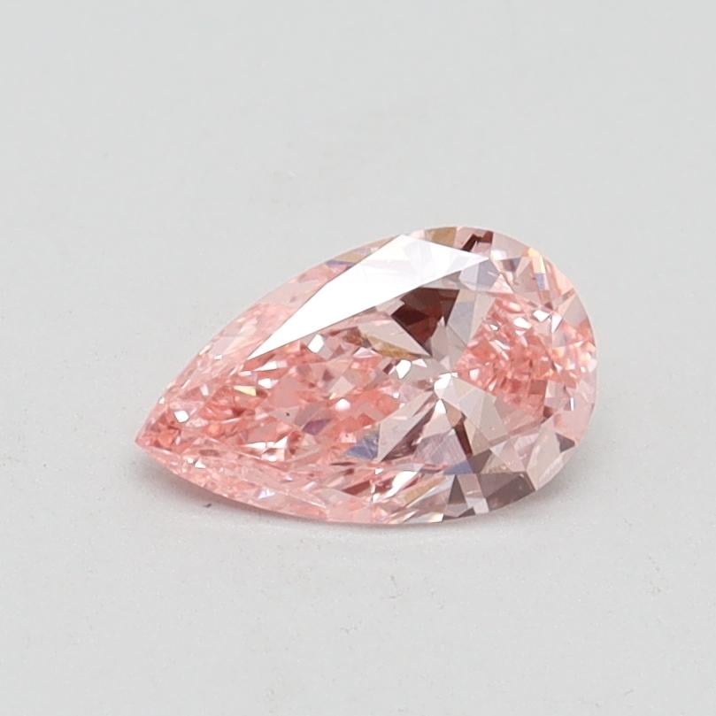 0.50 Ct. Fancy Vivid Pink Pear Lab Grown Diamond