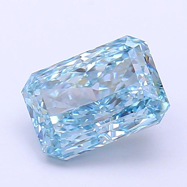 1.81 Ct. Fancy Vivid  Blue Radiant Lab Grown Diamond