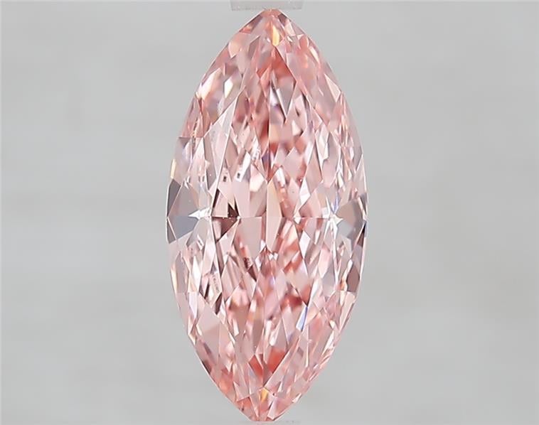 2.01 Ct. Fancy Vivid  Pink Marquise Lab Grown Diamond