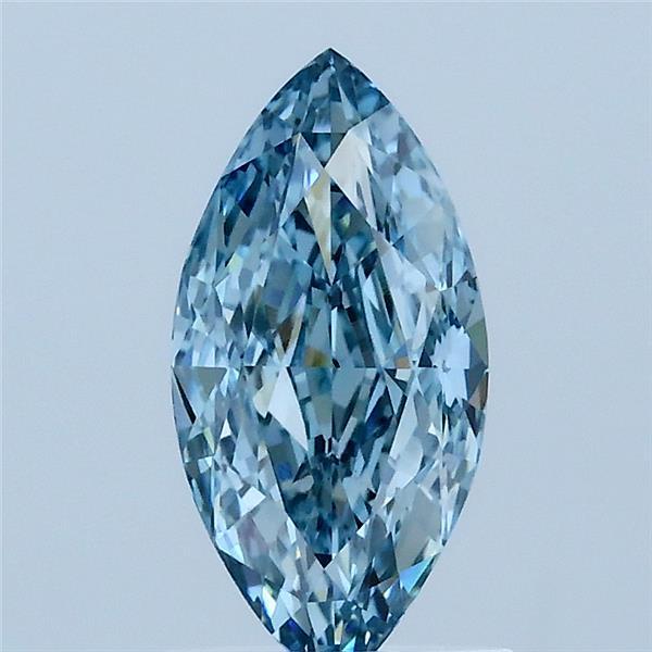 1.13 Ct. Fancy Vivid Blue Marquise Lab Grown Diamond