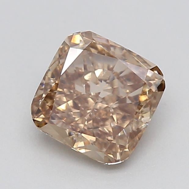 0.50 Ct. Light  Brown Cushion Lab Grown Diamond