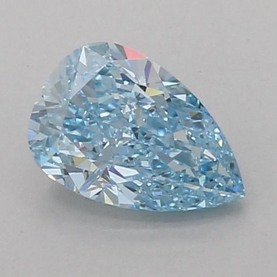 1.08 Ct. Fancy Vivid Blue Pear Lab Grown Diamond