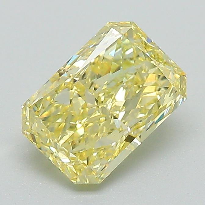 1.15 Ct. Fancy Vivid Yellow Radiant Lab Grown Diamond