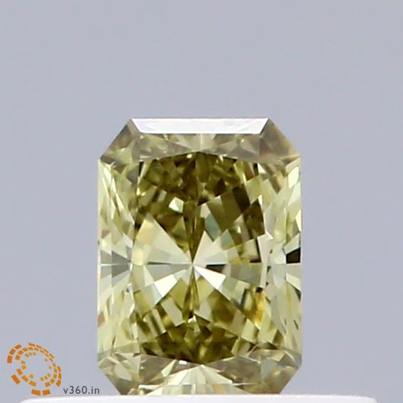 0.33 Ct. Fancy Grayish Yellow Radiant Lab Grown Diamond