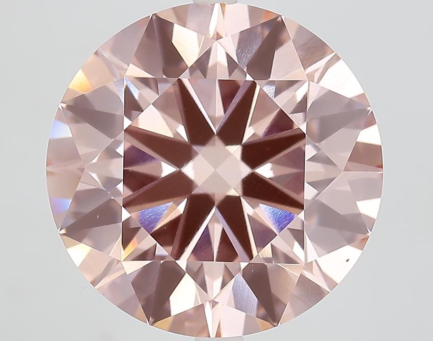 11.03 Ct. Fancy Intense Pink Round Lab Grown Diamond