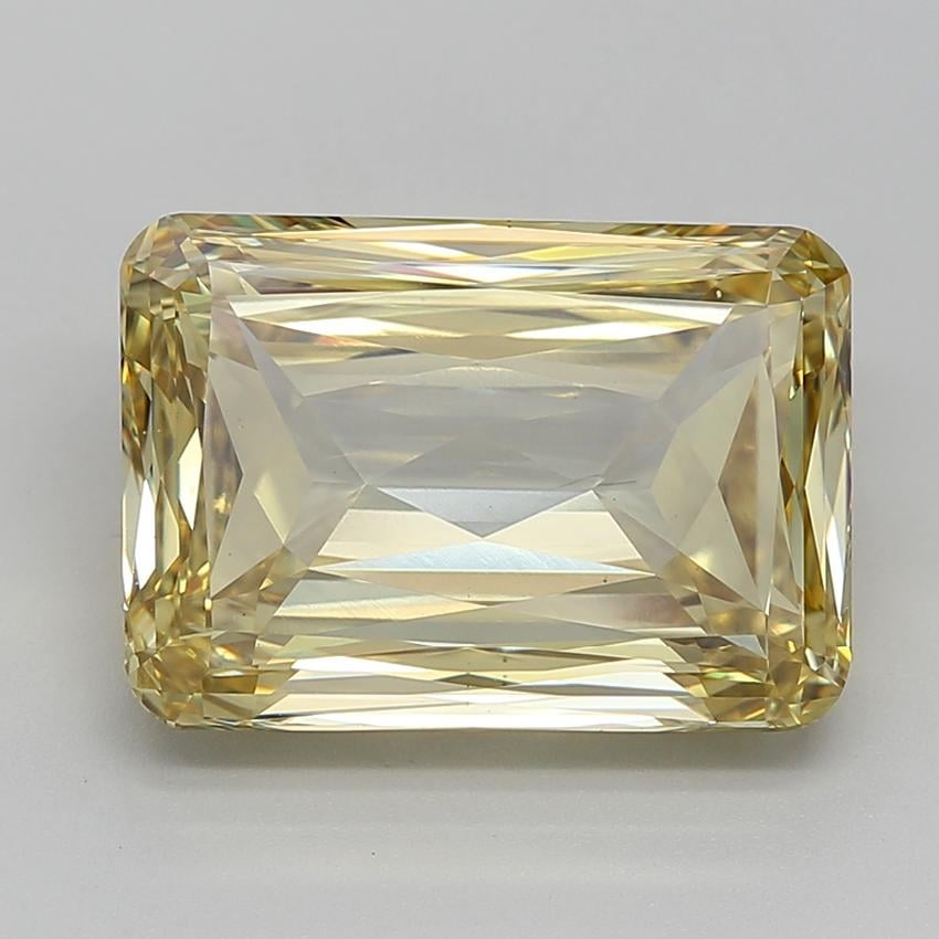 10.03 Ct. Fancy Intense  Yellow Radiant Lab Grown Diamond