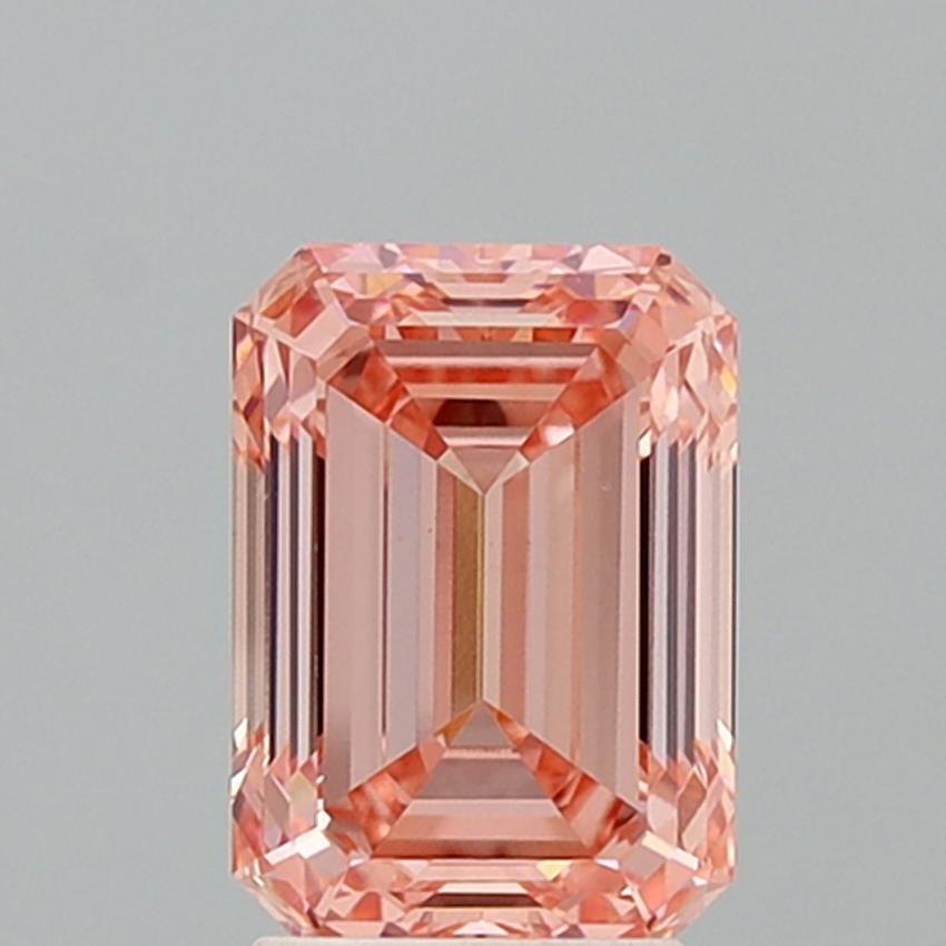 3.02 Ct. Fancy Vivid Pink Emerald Lab Grown Diamond