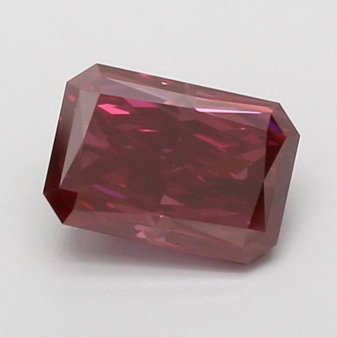 1.59 Ct. Fancy Deep Pink Radiant Lab Grown Diamond